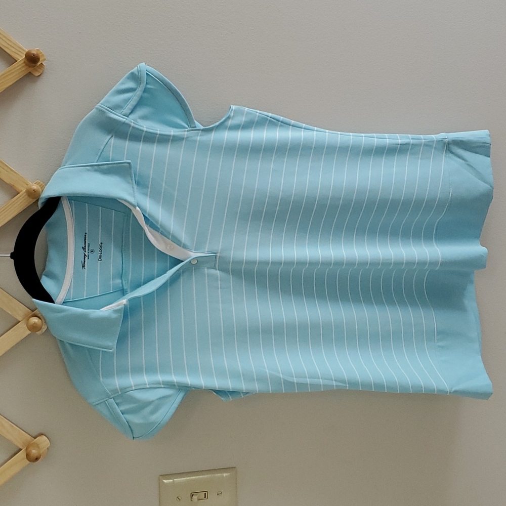 Tommy Armour Blue Dri-Logic Shirt Size Small